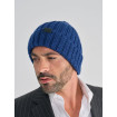 Bonnet en laine Arthus bleu