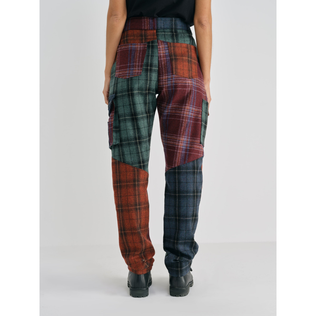 Tartan on sale cargo trousers