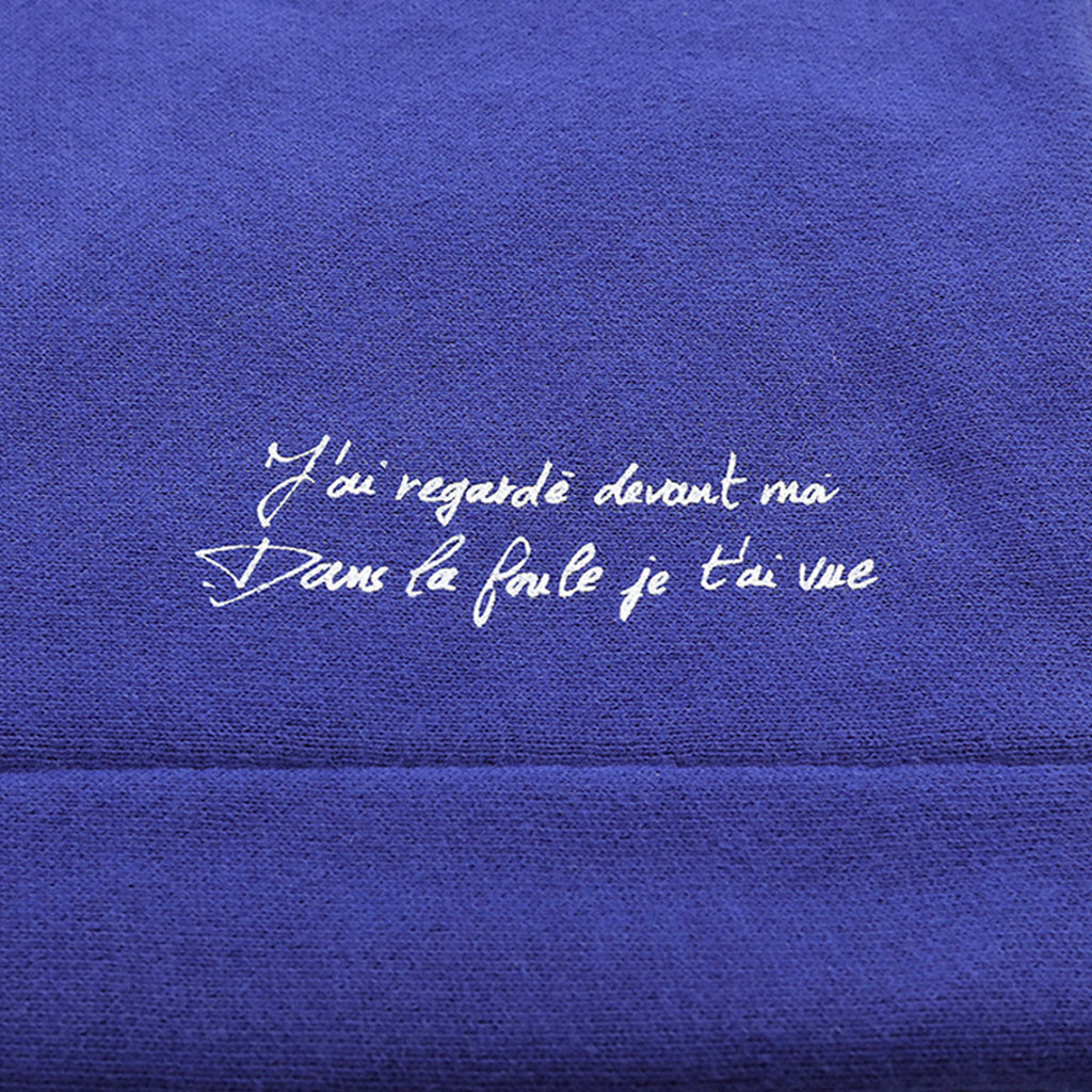 HOODIE EN COTON BLEU