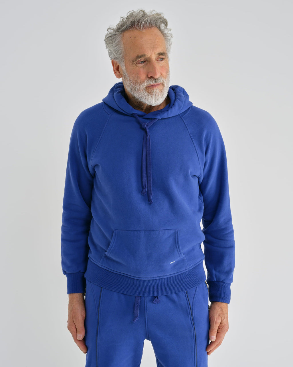 HOODIE EN COTON BLEU
