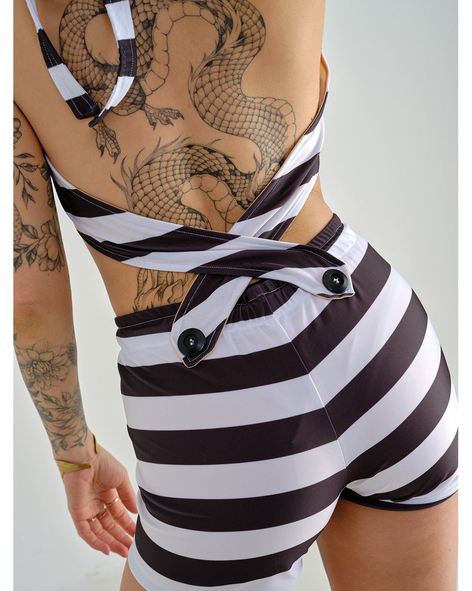 WOMEN'S STRIPED SWIMSUIT