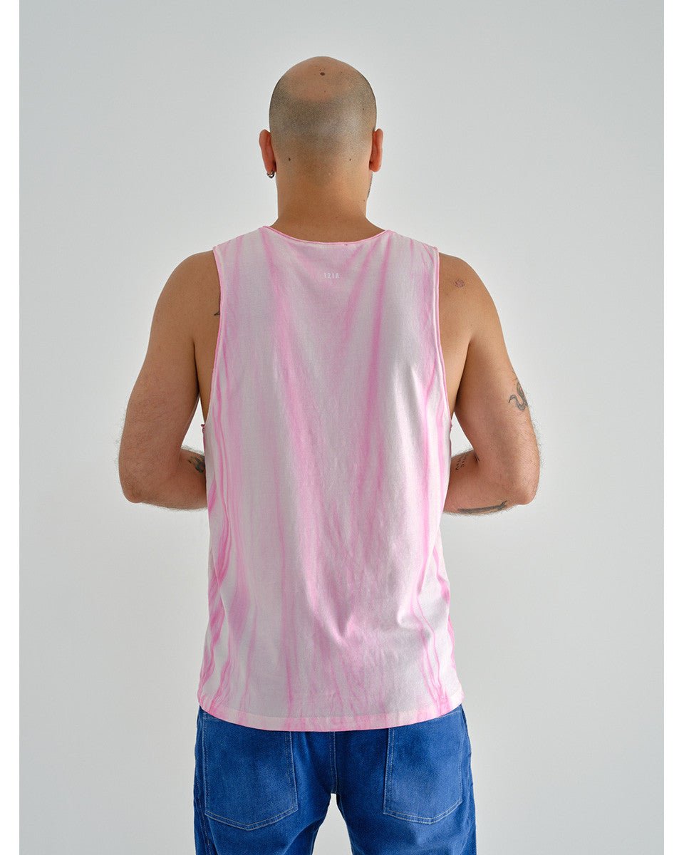 DÉBARDEUR TIE & DYE ROSE
