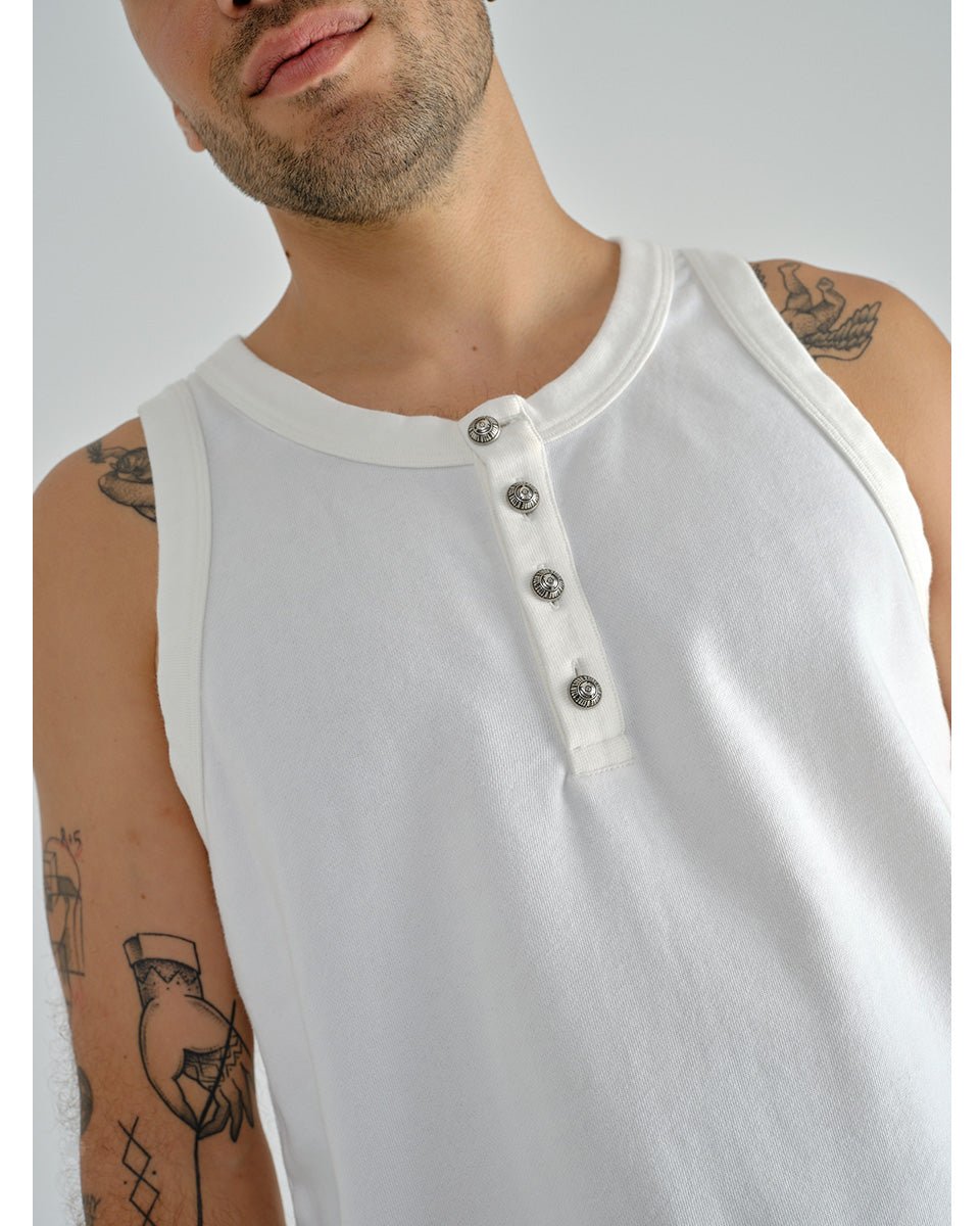 SWEAT SANS MANCHE AVEC BOUTONS