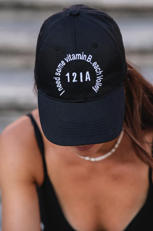 Casquette noire 12IA x Margherita