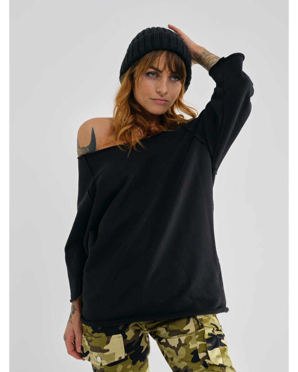 BONNET EN LAINE NOIR