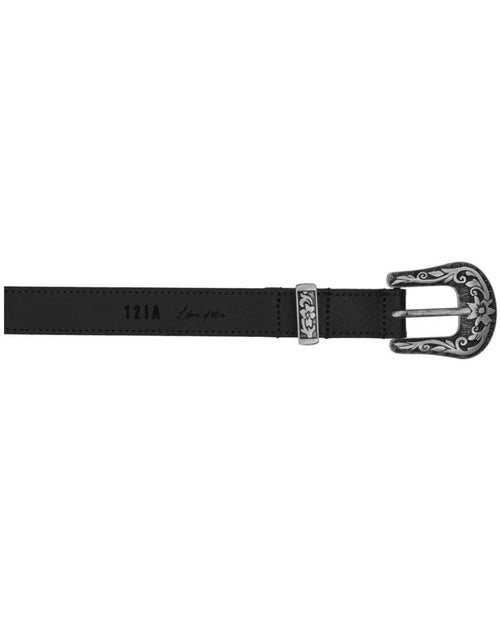 CEINTURE EN CUIR  NOIRE