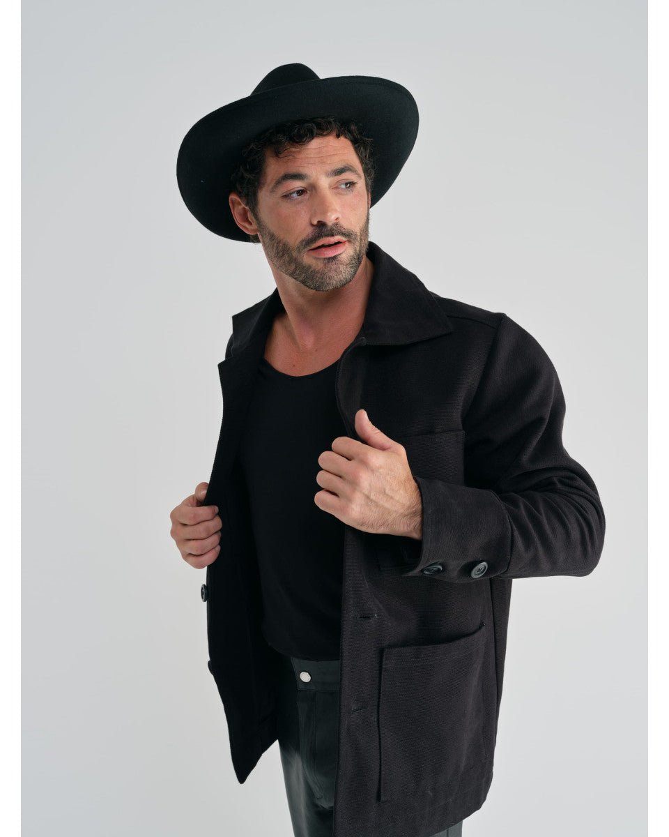 CHAPEAU EN FEUTRE NOIR