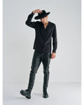 CHEMISE NOIRE AJUSTEE