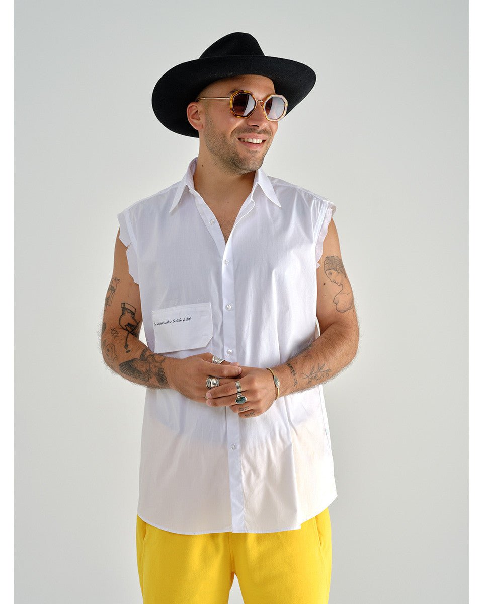 CHEMISE BLANCHE CUSTOMISEE