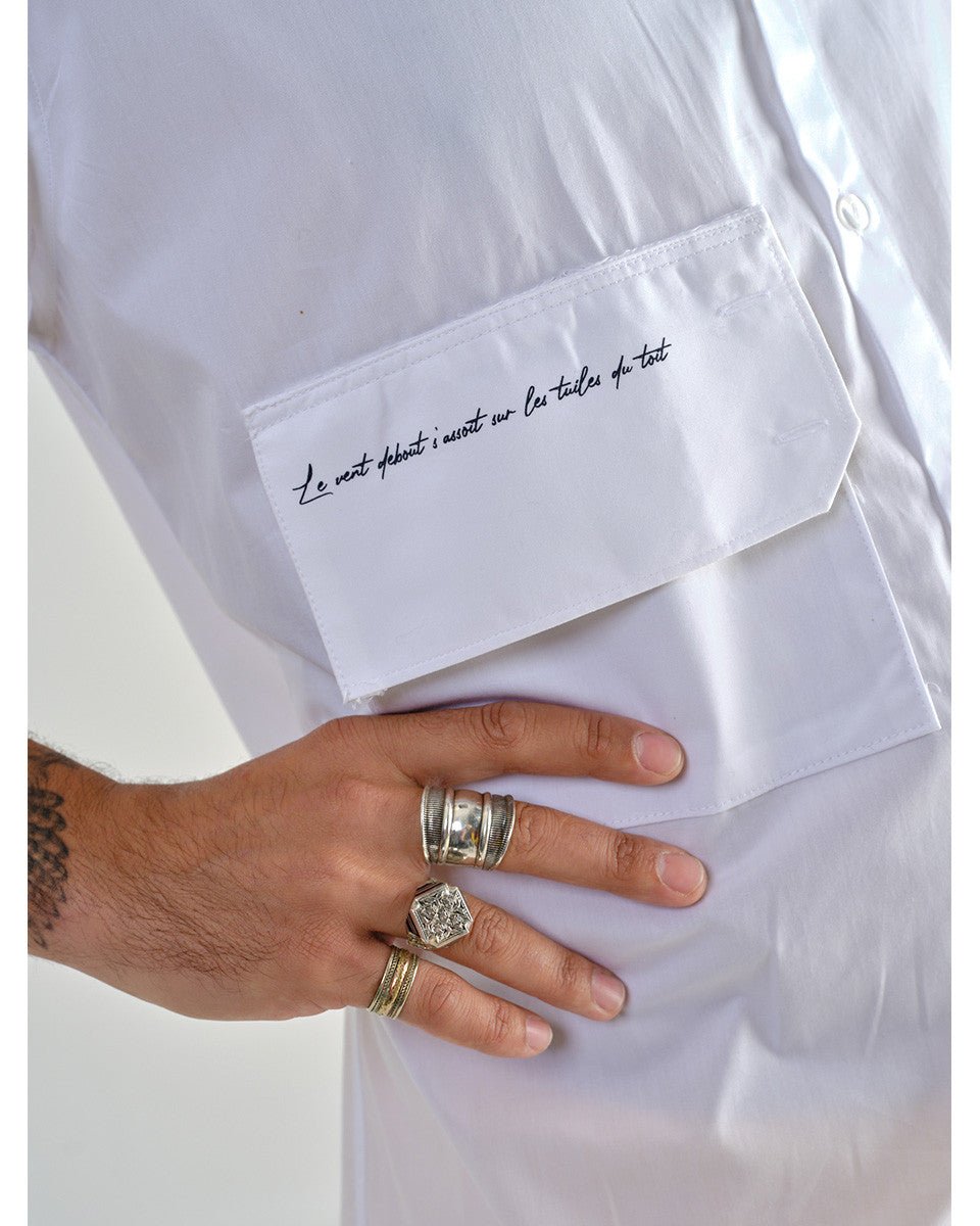 CHEMISE BLANCHE CUSTOMISEE