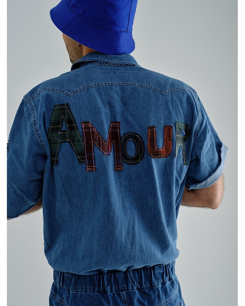 COMBINAISON EN JEAN CUSTOMISEE