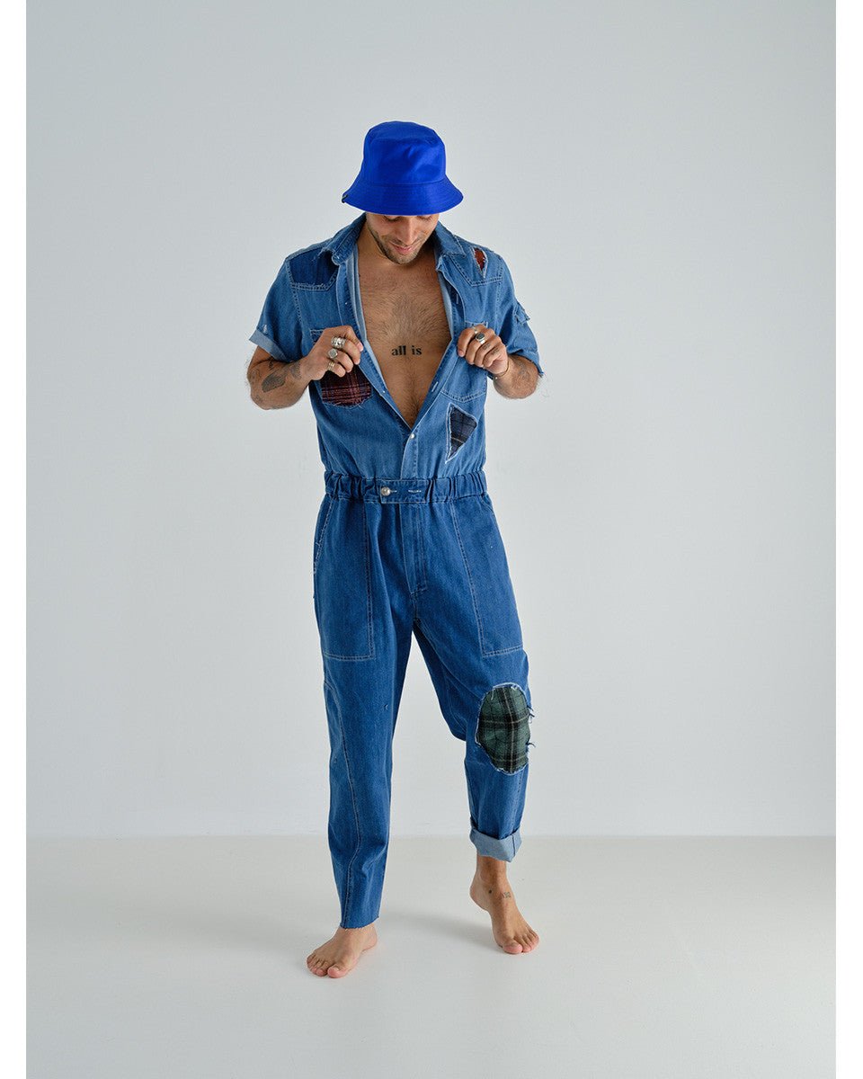 COMBINAISON EN JEAN CUSTOMISEE