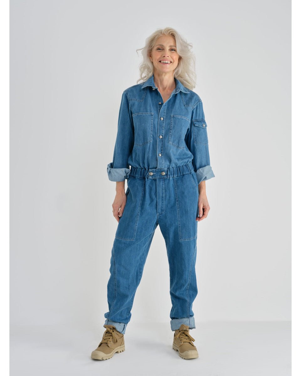 IDENTITY DENIM JUMPSUIT