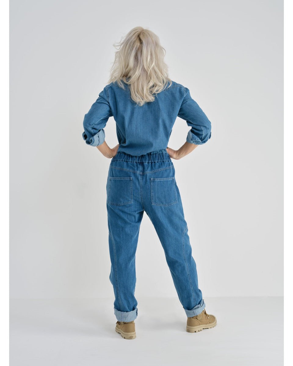 IDENTITY DENIM JUMPSUIT