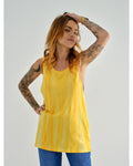 DÉBARDEUR TIE & DYE JAUNE