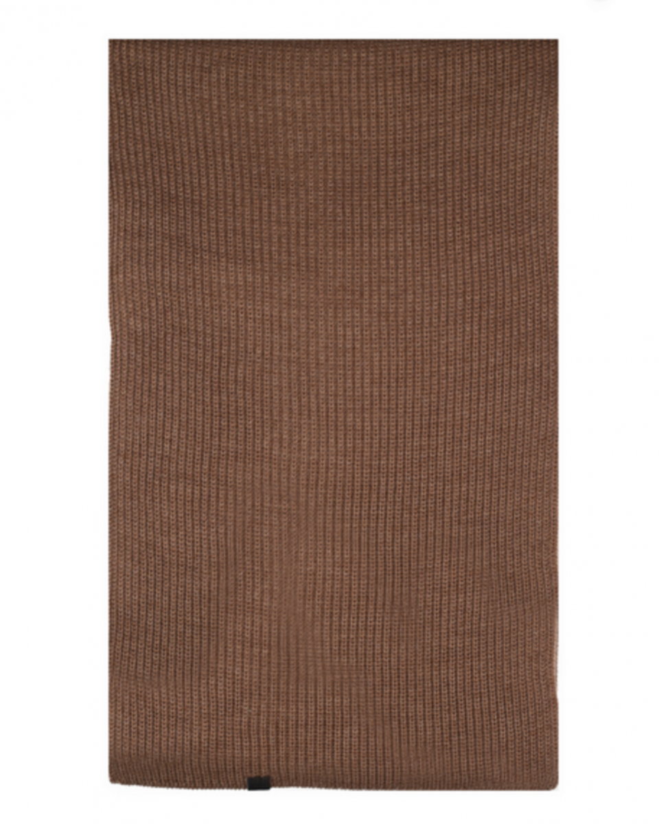 ECHARPE EN MERINOS CAMEL