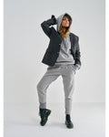 HOODIE EN COTON GRIS