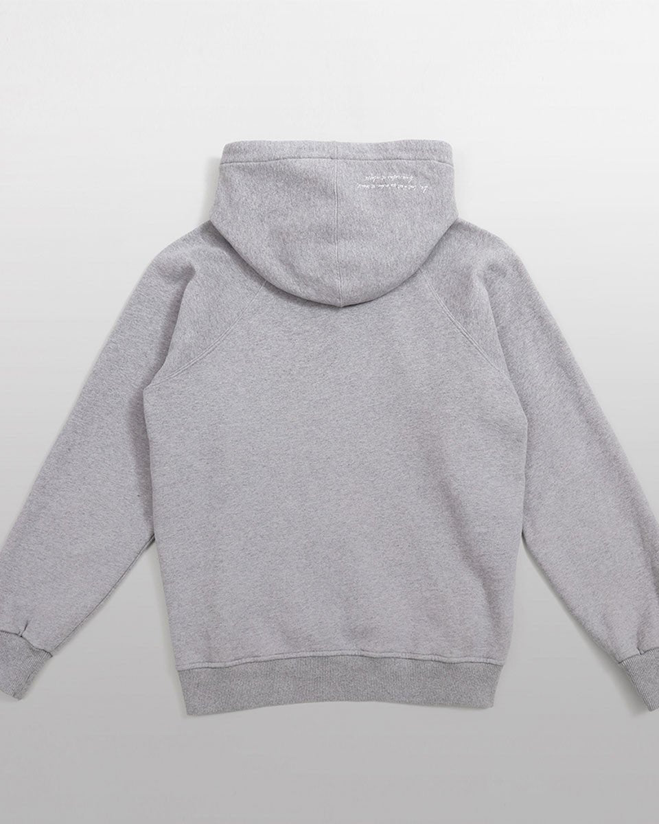 HOODIE EN COTON GRIS