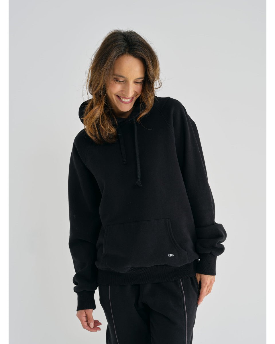 HOODIE EN COTON NOIR