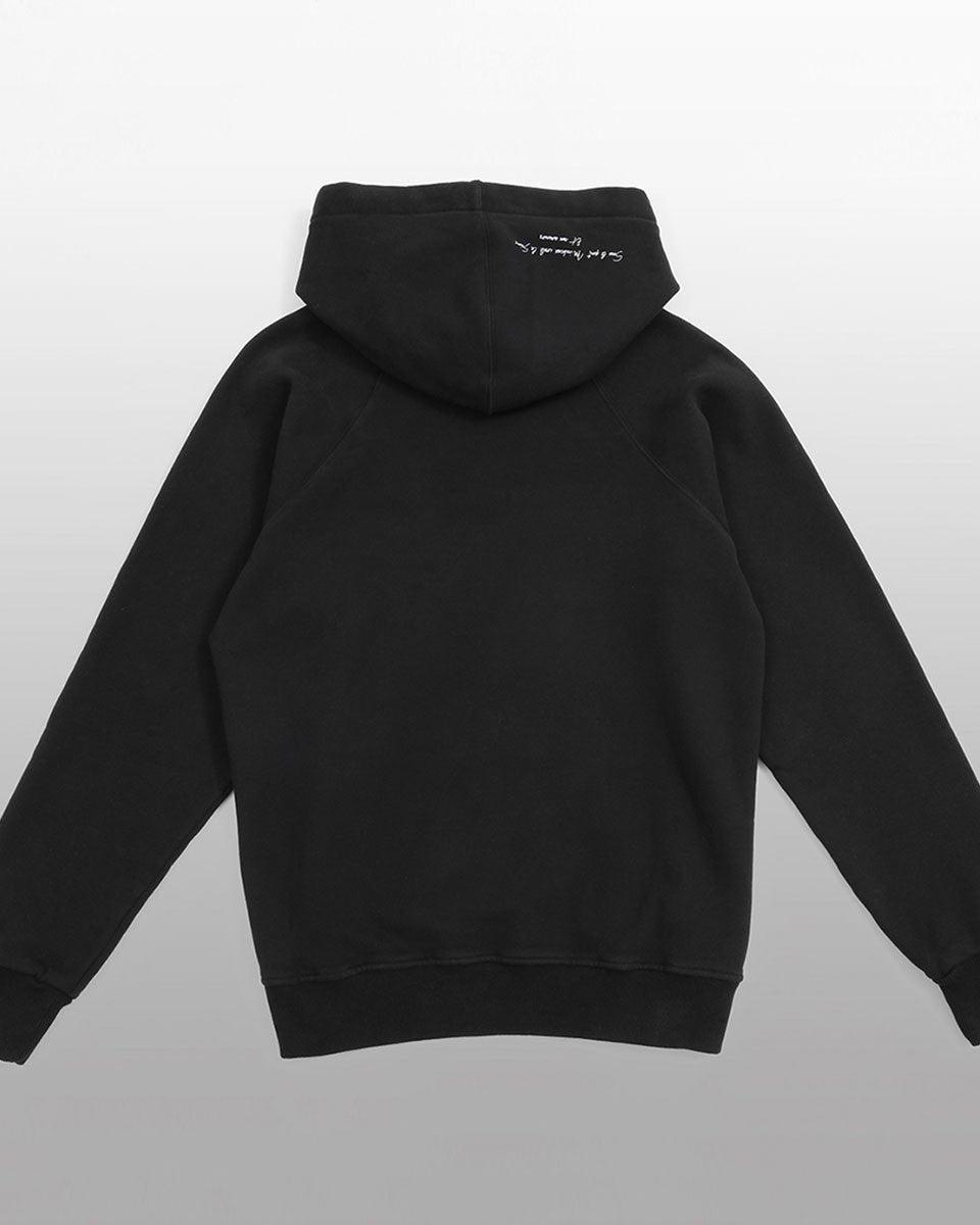 HOODIE EN COTON NOIR