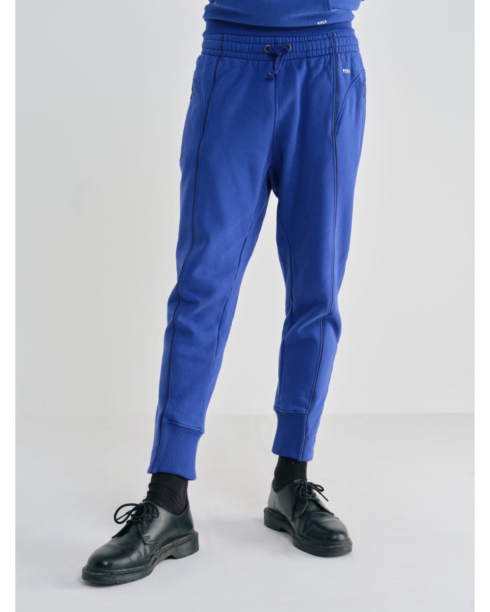 BLUE CASUAL TROUSERS