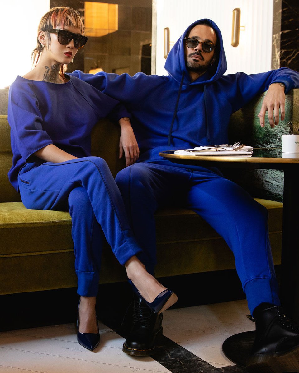 PANTALON DE JOGGING BLEU