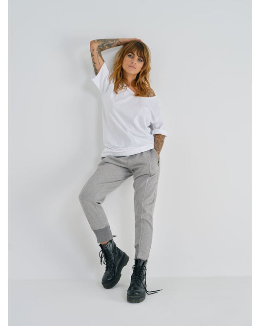 PANTALON DE JOGGING GRIS DÉSINVOLTE