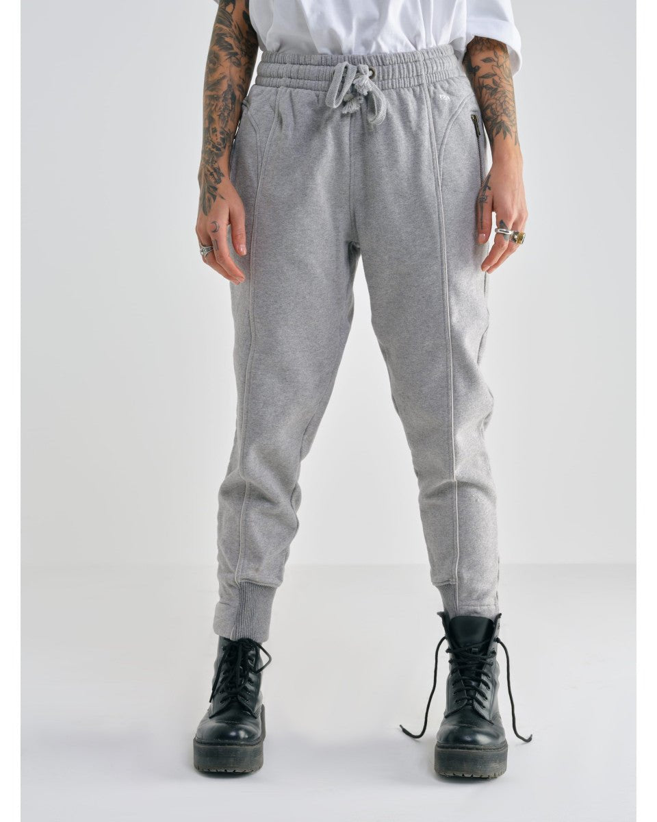 GRAY CASUAL TROUSERS