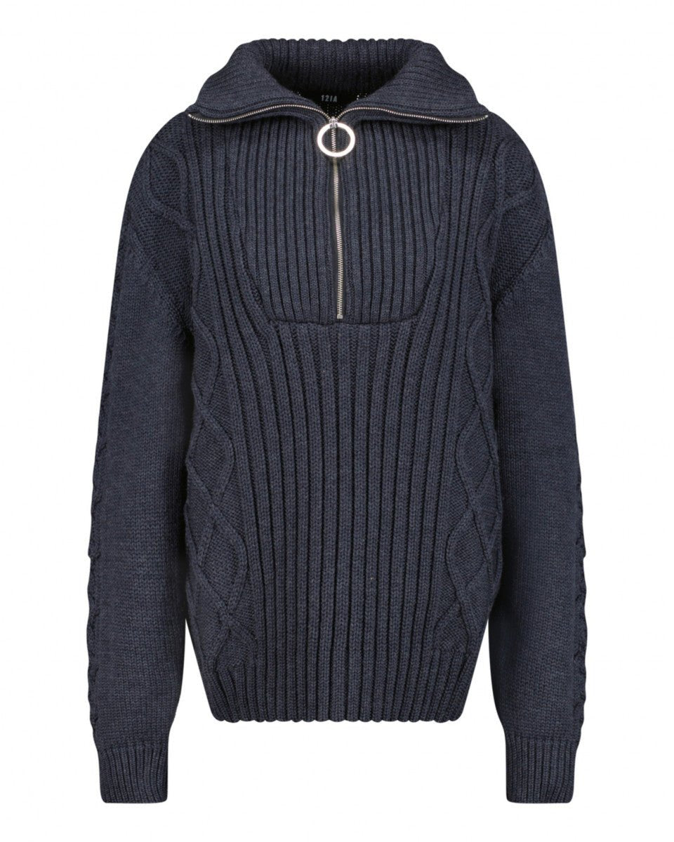 PULL CAMIONNEUR GRIS