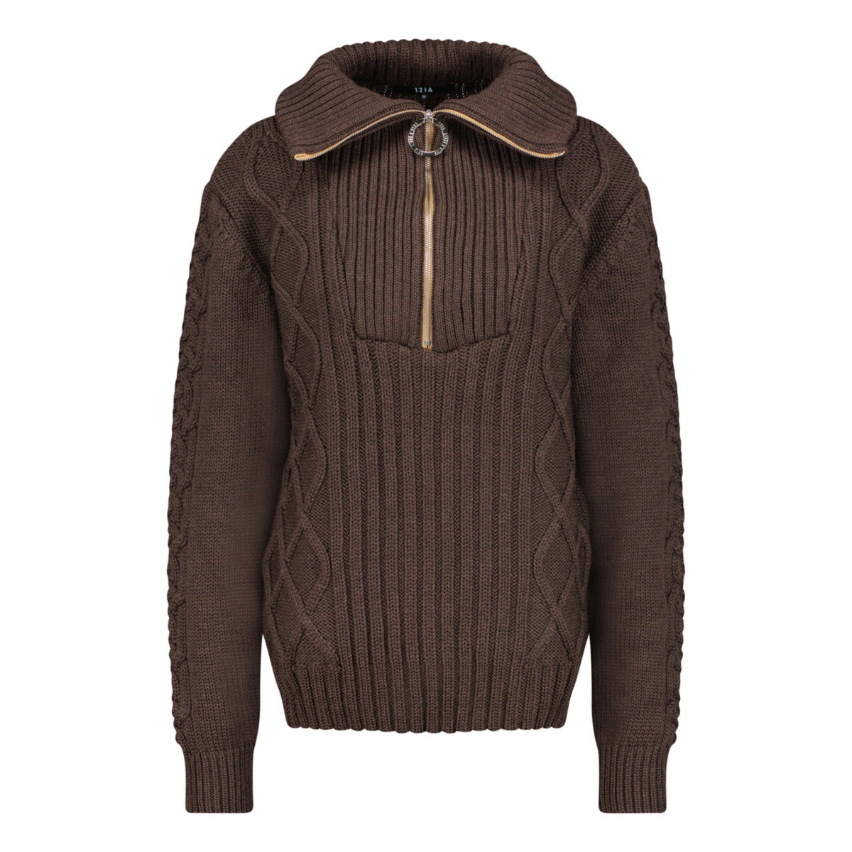 PULL CAMIONNEUR MARRON