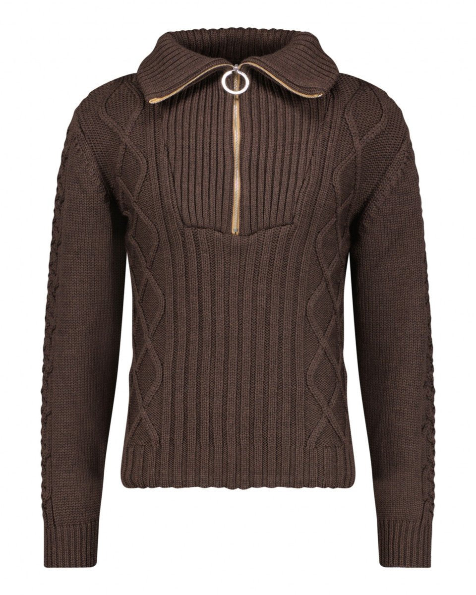 PULL CAMIONNEUR MAGNUS MARRON