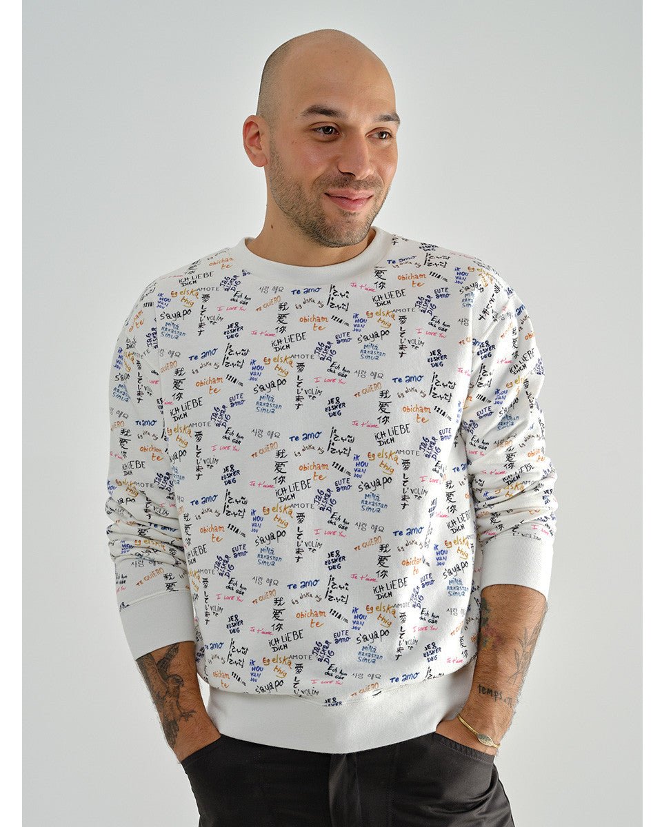SWEAT EN COTON BLANC