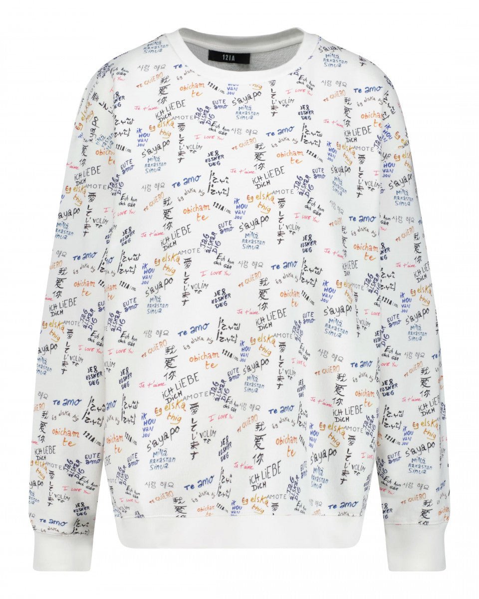 SWEAT EN COTON BLANC