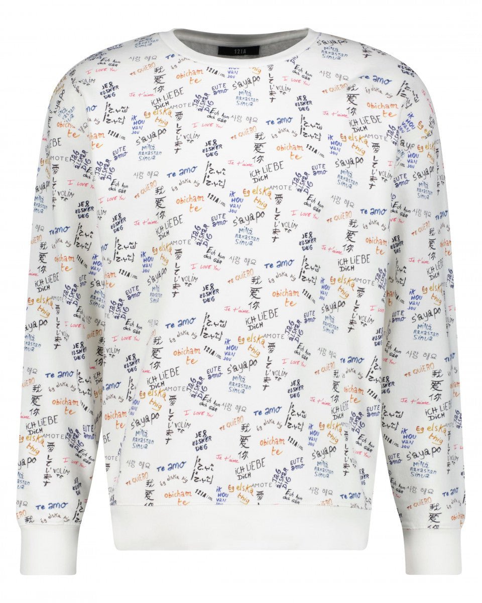 SWEAT EN COTON BLANC