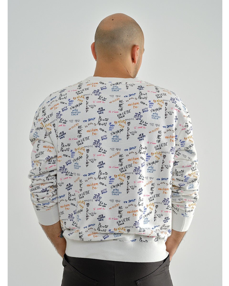 SWEAT EN COTON BLANC