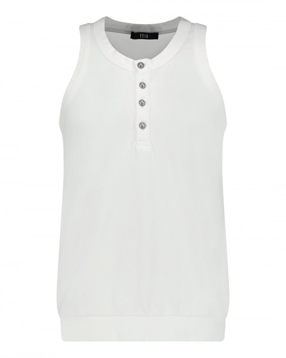 SWEAT SANS MANCHE AVEC BOUTONS