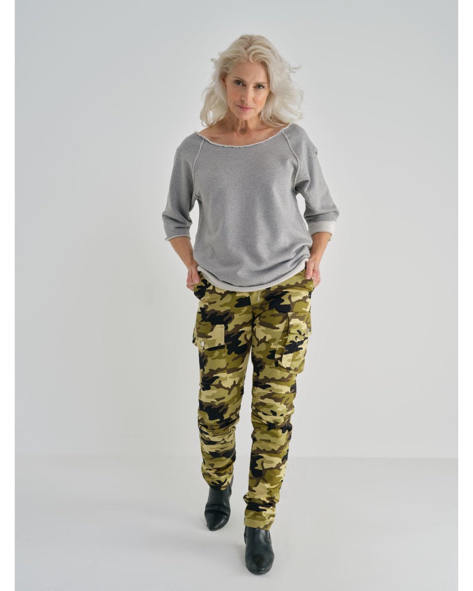 SWEAT MANCHE COURTE COTON GRIS