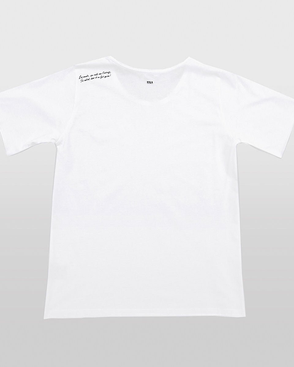 T-SHIRT COTON BLANC