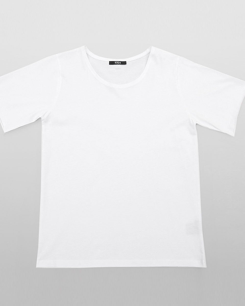 T-SHIRT COTON BLANC