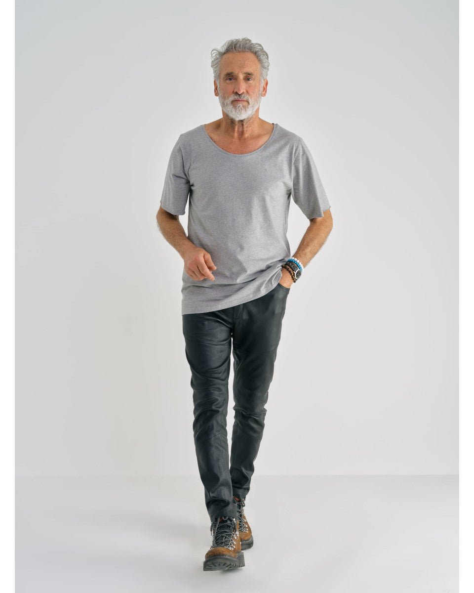 T-SHIRT COTON GRIS