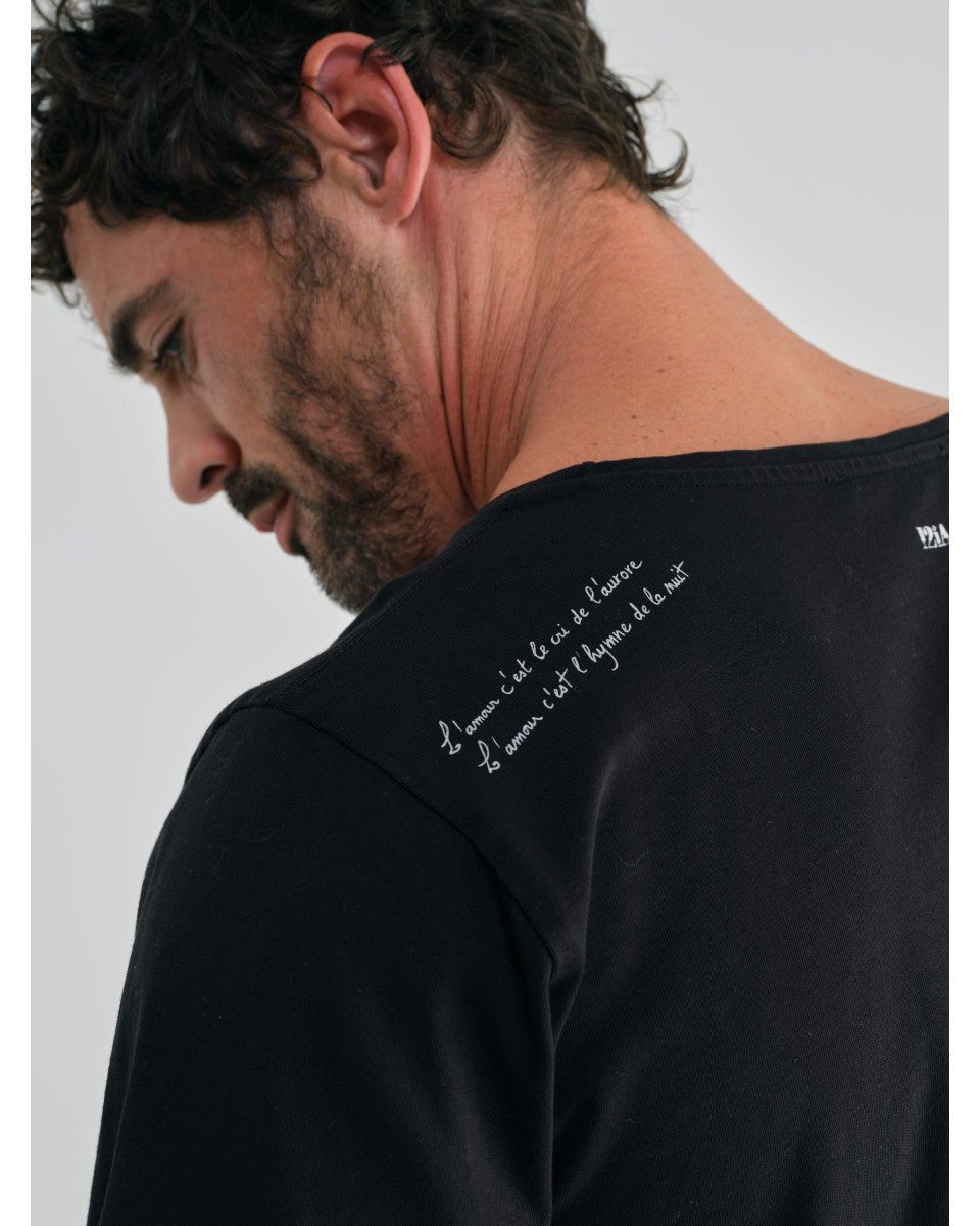T-SHIRT COTON NOIR