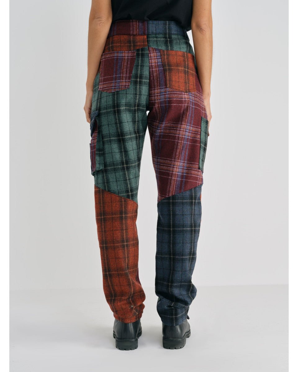 PANTALON TREILLIS ÉCOSSAIS