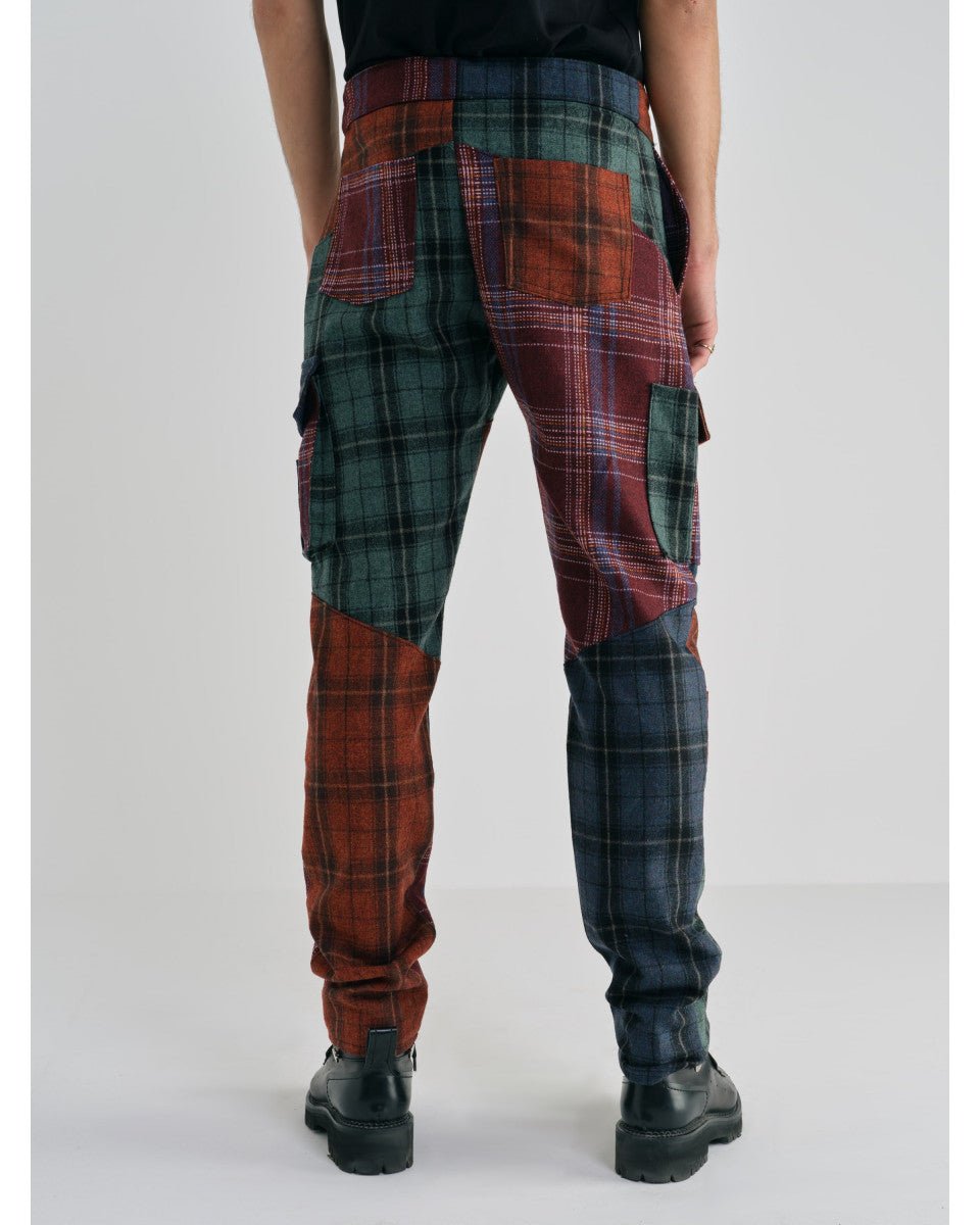 PANTALON TREILLIS ÉCOSSAIS