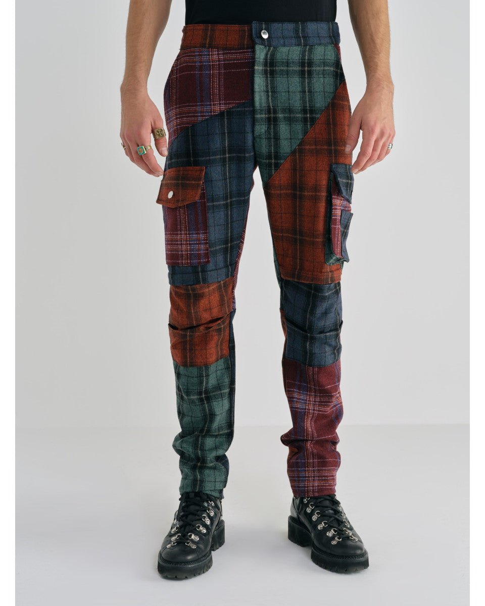 PANTALON TREILLIS ÉCOSSAIS